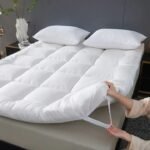 Pillow Top Protetor de Colchão 400 Fios Macio Super King Queen Casal Solteiro